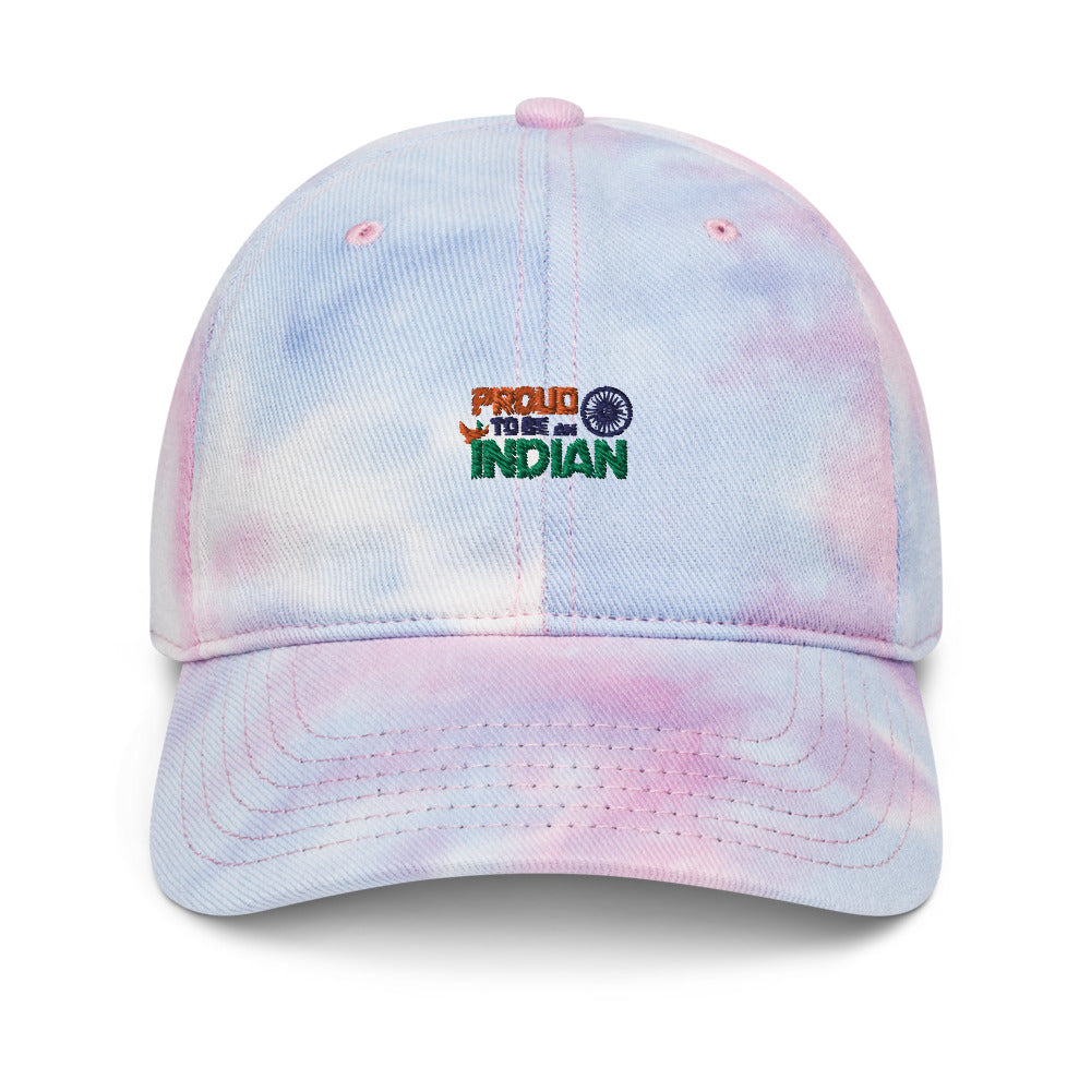 PROUD TO BE AN INDIAN - Tie dye hat