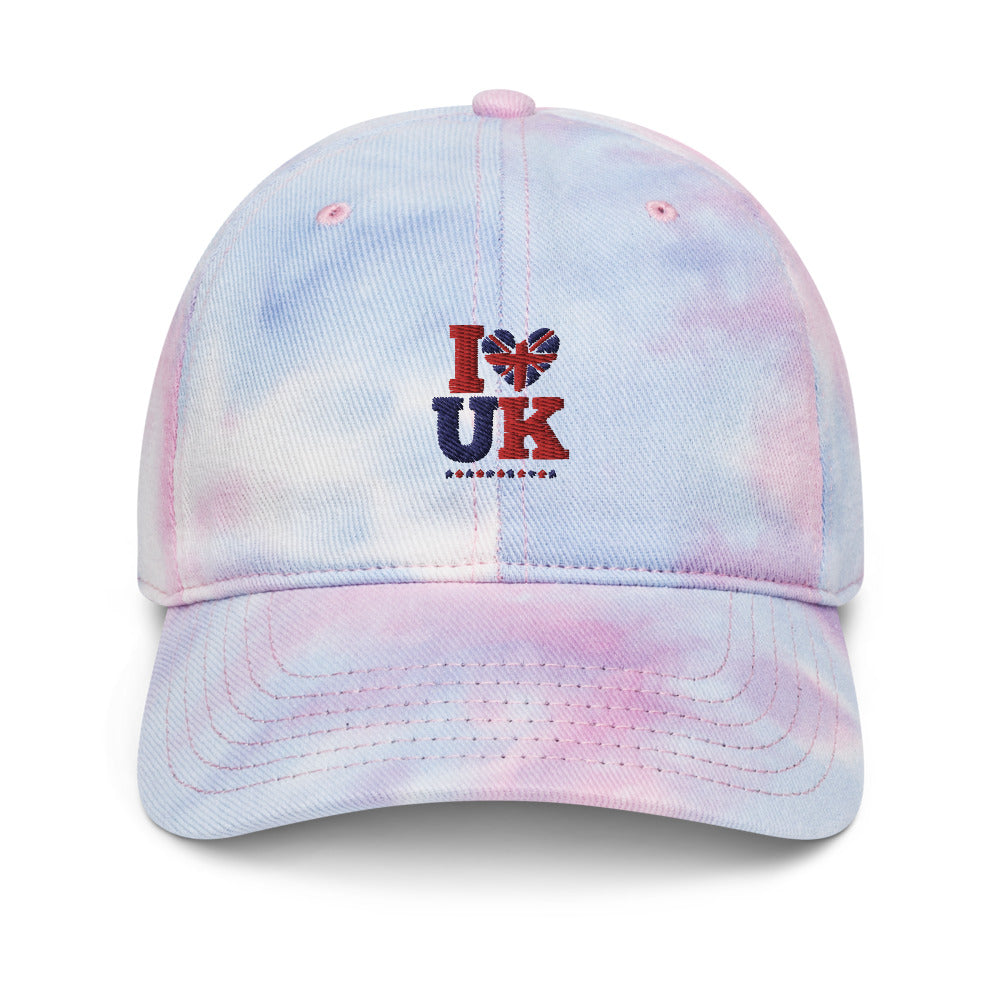 I LOVE UK - Tie dye hat