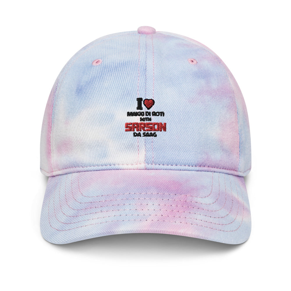 I LOVE MAKKI DI ROTI - Tie dye hat