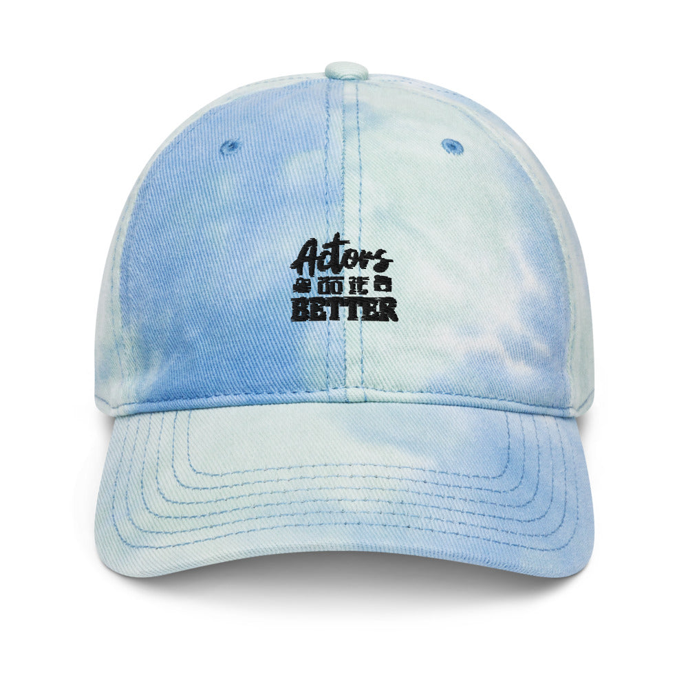 Actors do it better - Tie dye hat