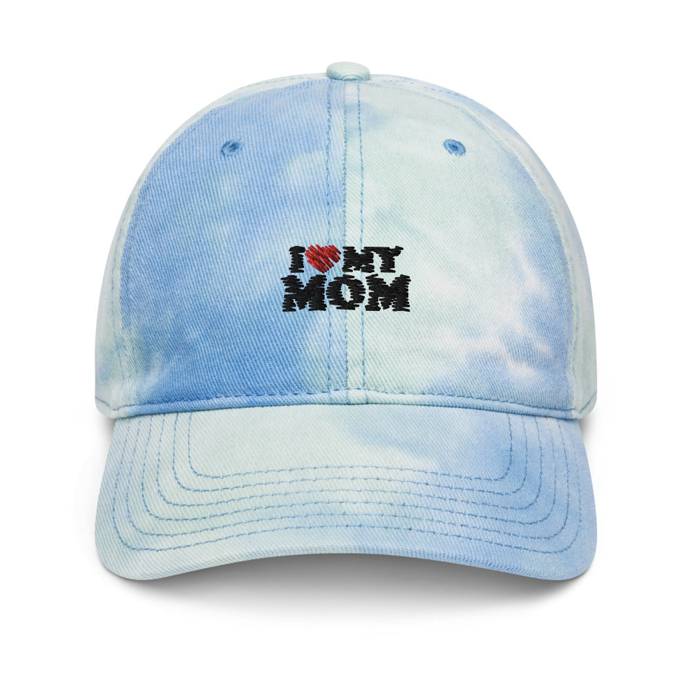 I love my mom- Tie dye hat