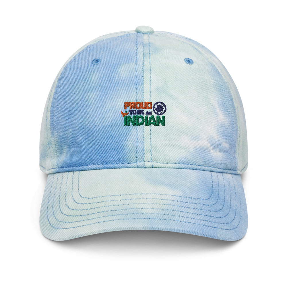 PROUD TO BE AN INDIAN - Tie dye hat