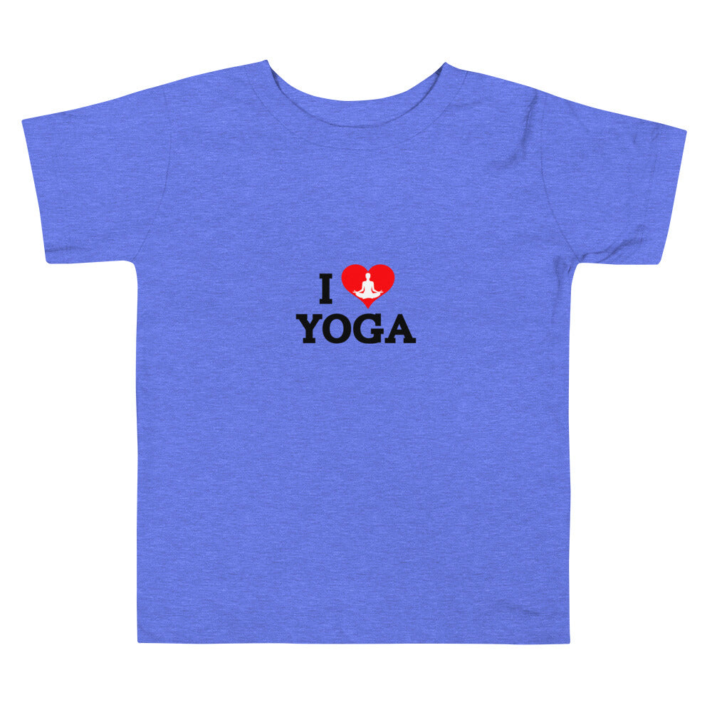 I LOVE YOGA- Toddler Short Sleeve Tee