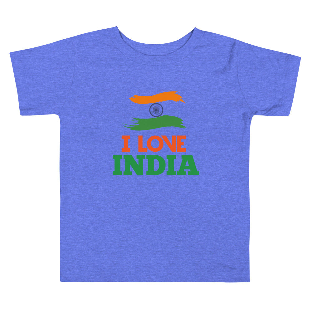 I LOVE INDIA - Toddler Short Sleeve Tee