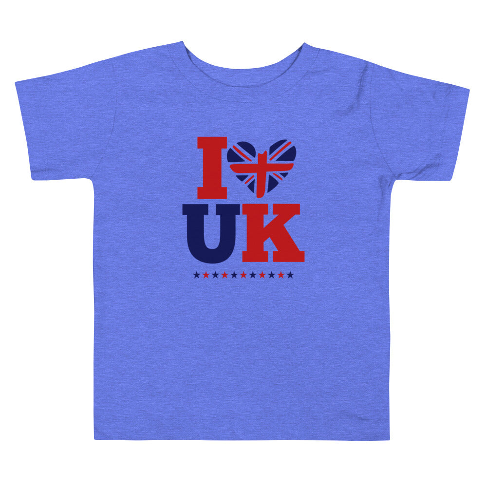 I LOVE UK - Toddler Short Sleeve Tee