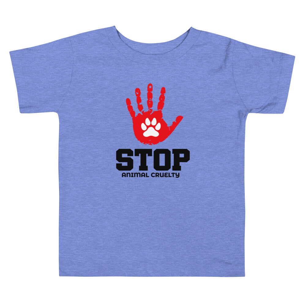 STOP ANIMAL CRUELTY - Toddler Short Sleeve Tee