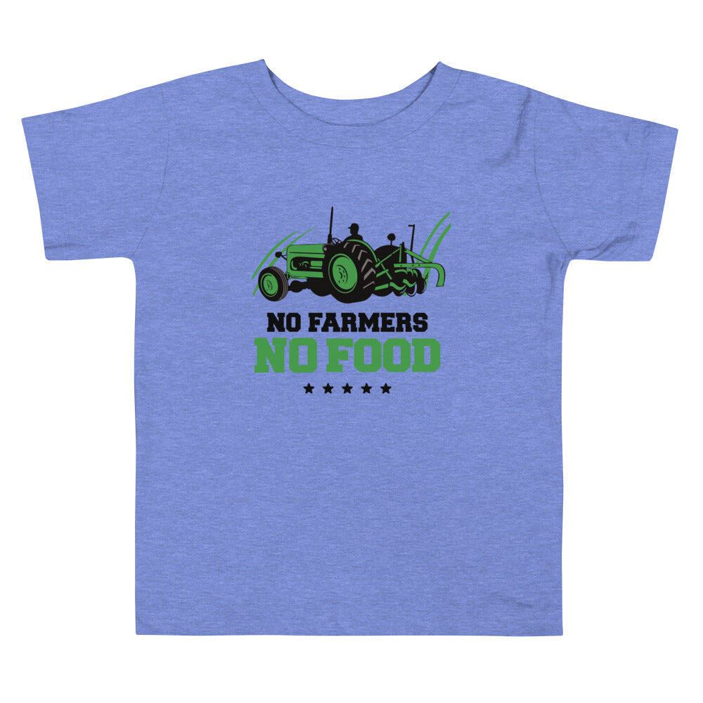 NO FARMERS NO FOOD - Toddler Short Sleeve Tee