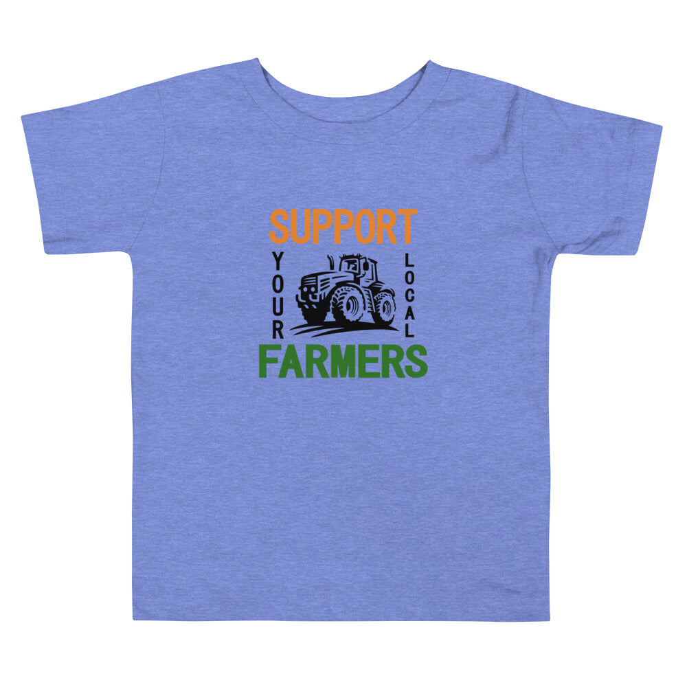 SUPPORT YOUR LOCAL FARMERS - Toddler Short Sleeve Tee