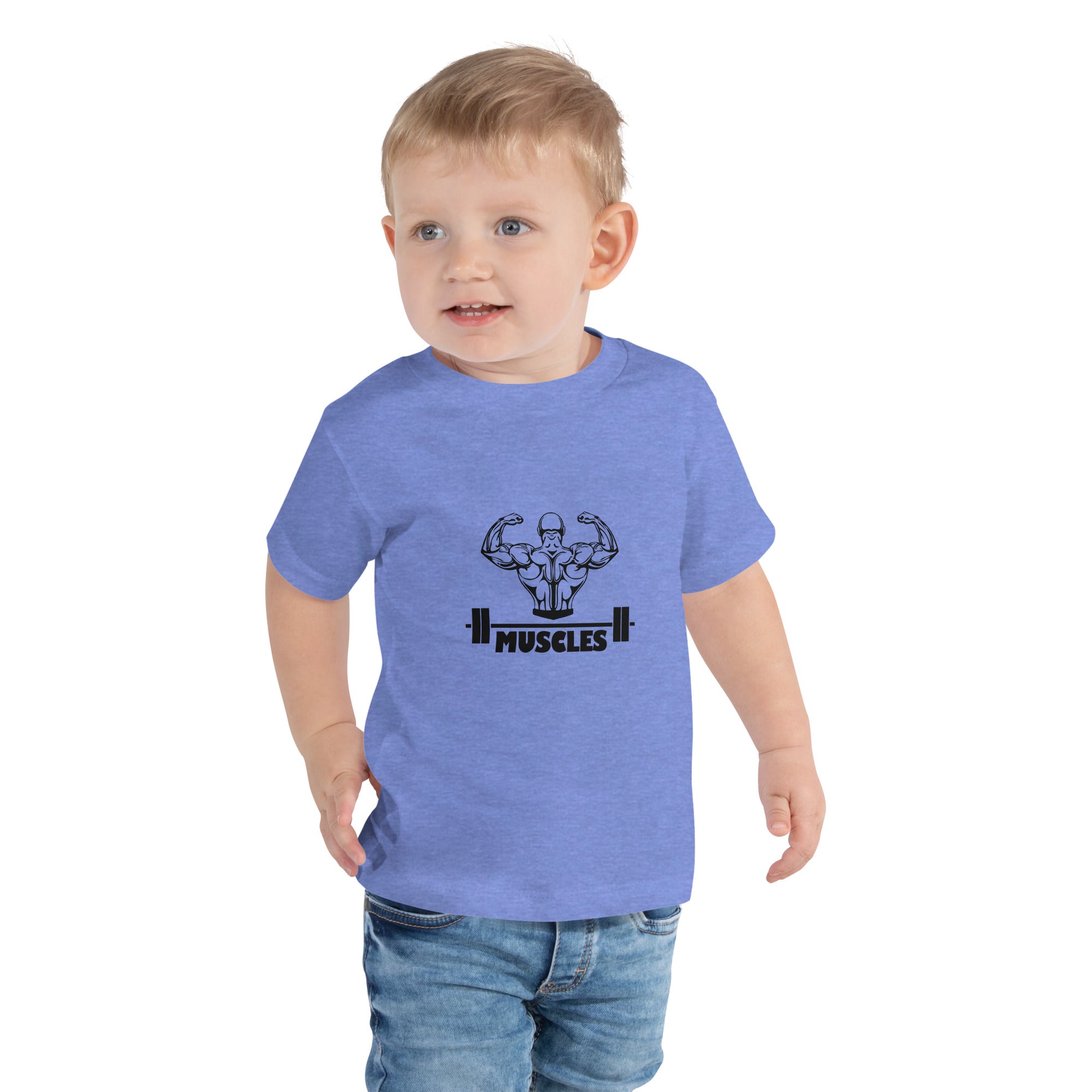 MUSCLES - Toddler Short Sleeve Tee