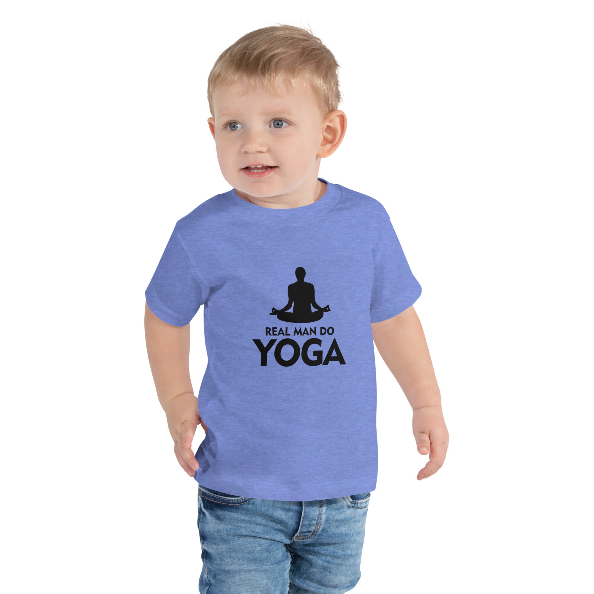 REAL MAN DO YOGA - Toddler Short Sleeve Tee