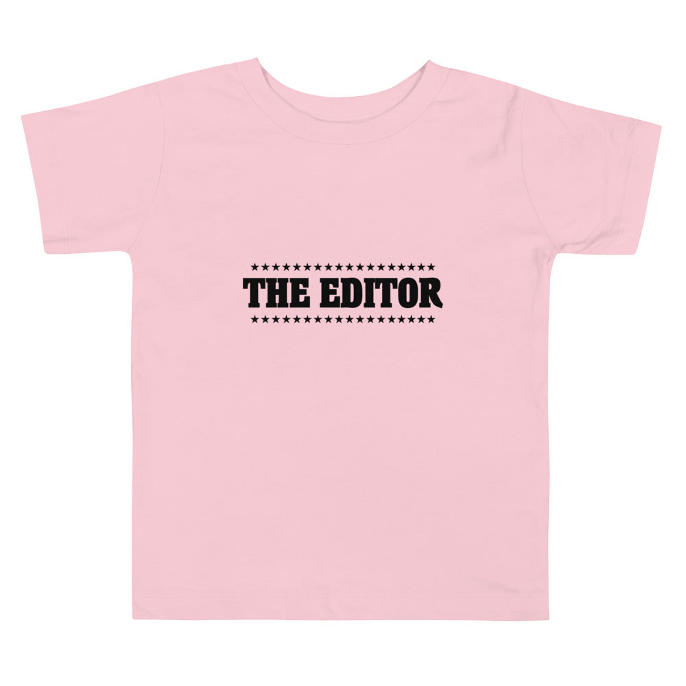 The Editor- Toddler Short Sleeve Tee