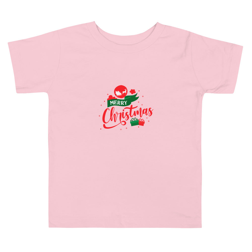 Merry Christmas- Toddler Short Sleeve Tee