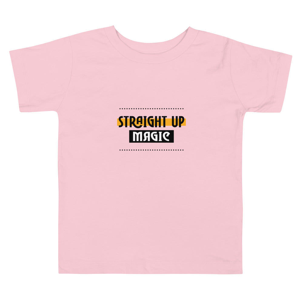 Straight up magic-- Toddler Short Sleeve Tee