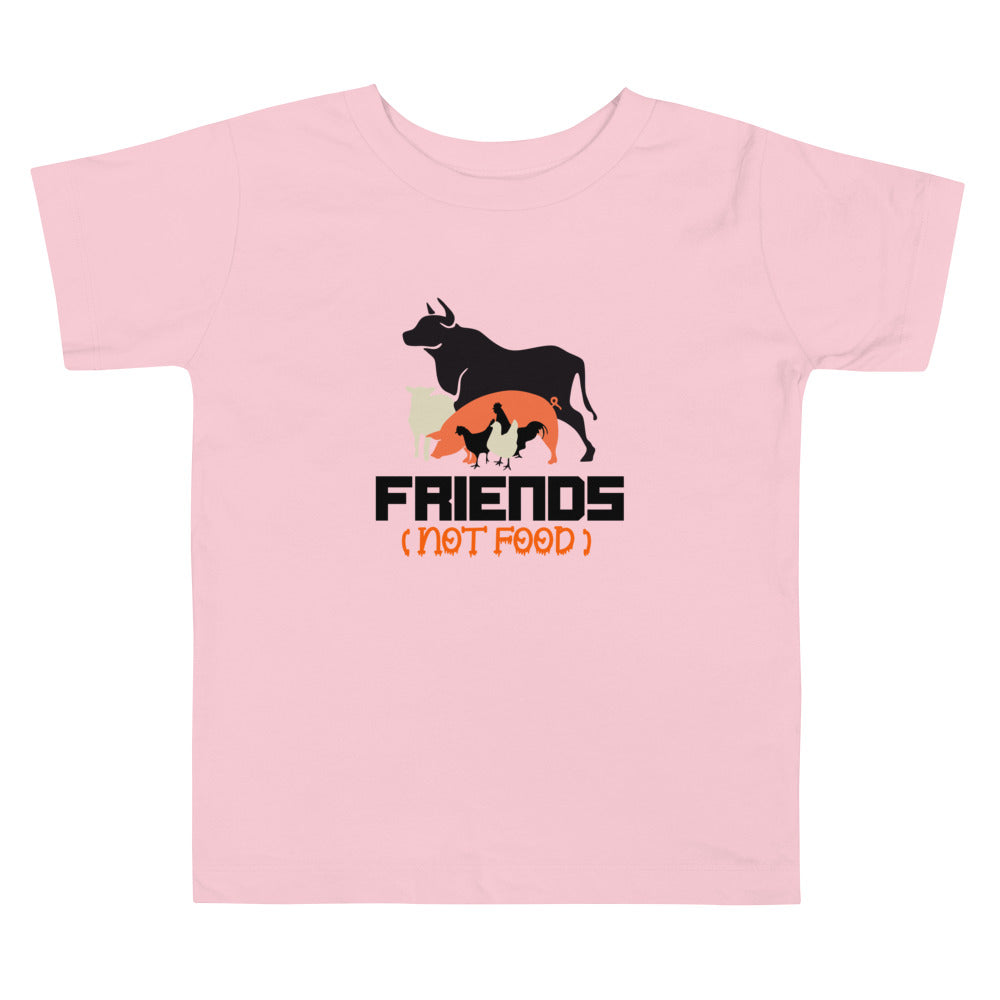 FRIENDS NOT FOOD - Toddler Short Sleeve Tee