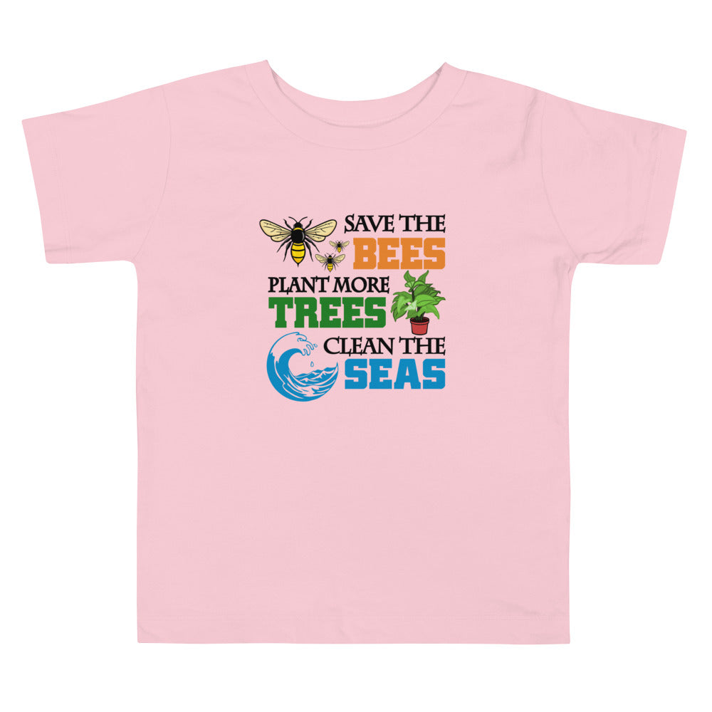 SAVE THE BEES - Toddler Short Sleeve Tee