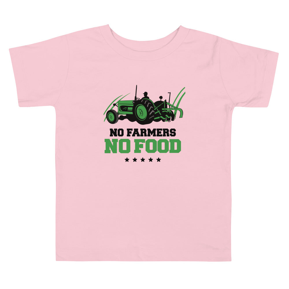 NO FARMERS NO FOOD - Toddler Short Sleeve Tee