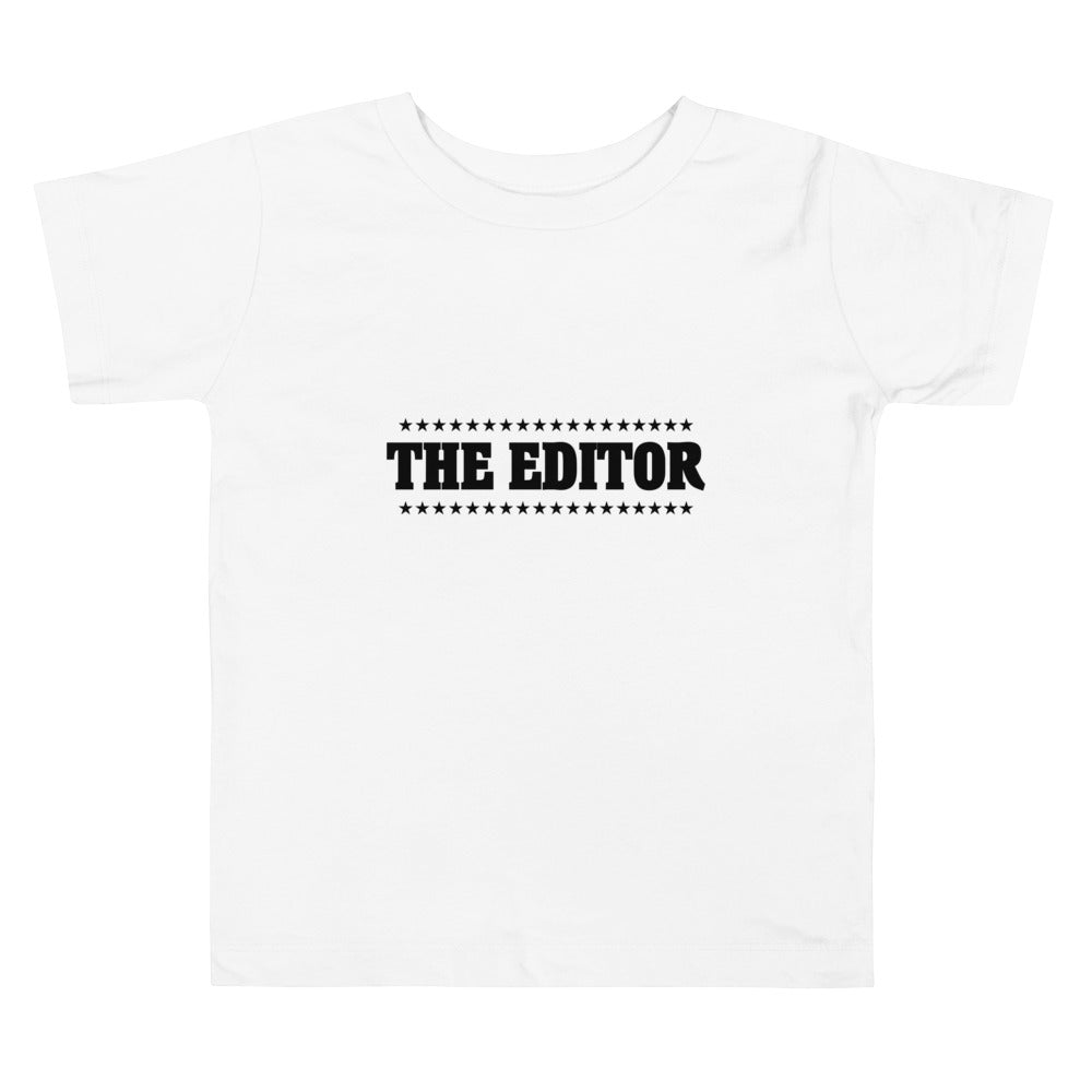 The Editor- Toddler Short Sleeve Tee