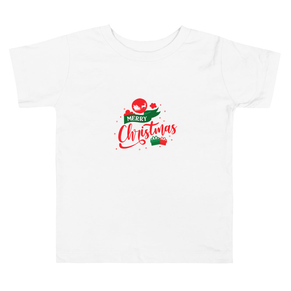 Merry Christmas- Toddler Short Sleeve Tee