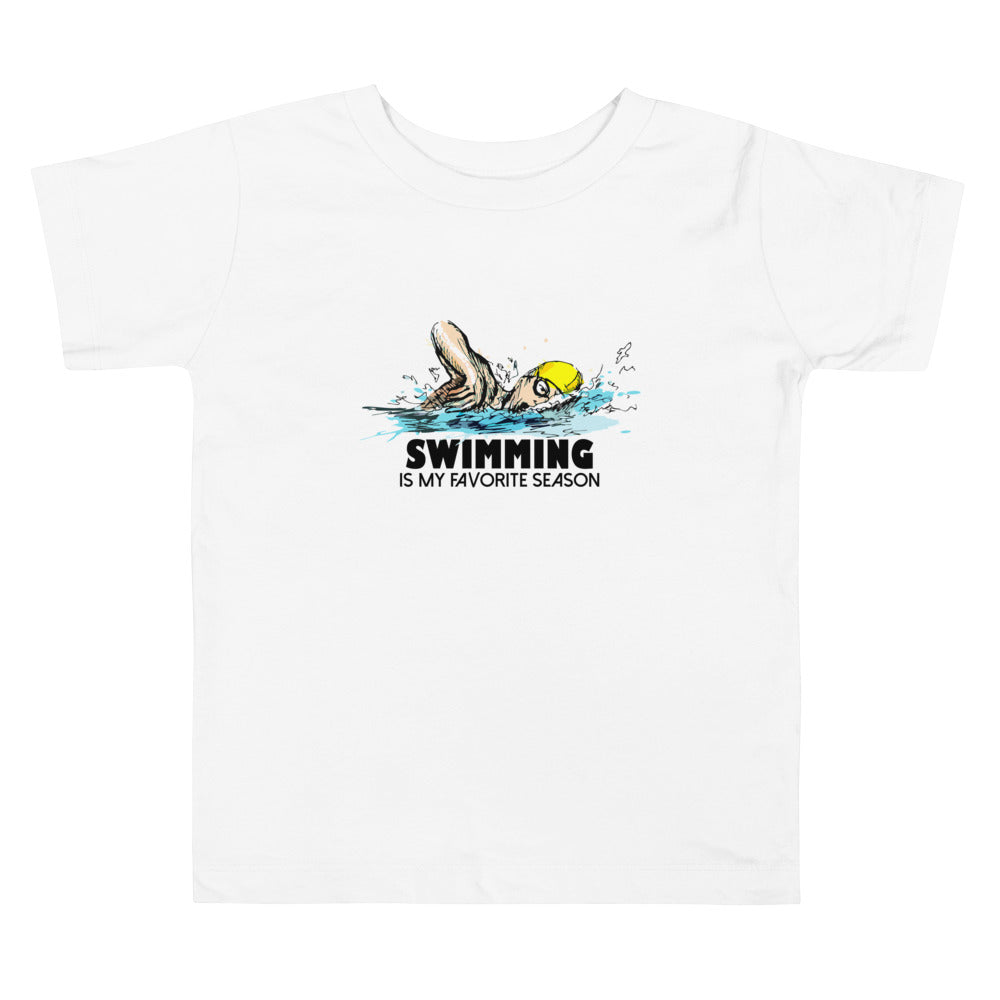 Swimming- Toddler Short Sleeve Tee