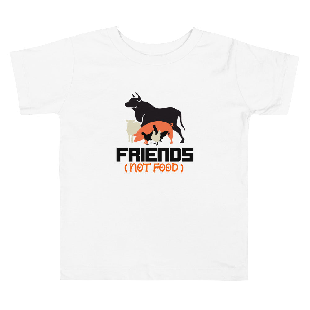 FRIENDS NOT FOOD - Toddler Short Sleeve Tee