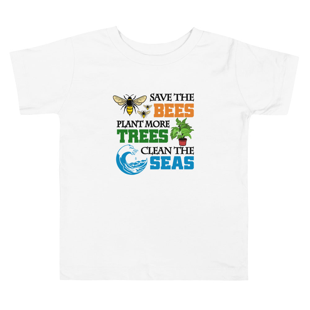 SAVE THE BEES - Toddler Short Sleeve Tee