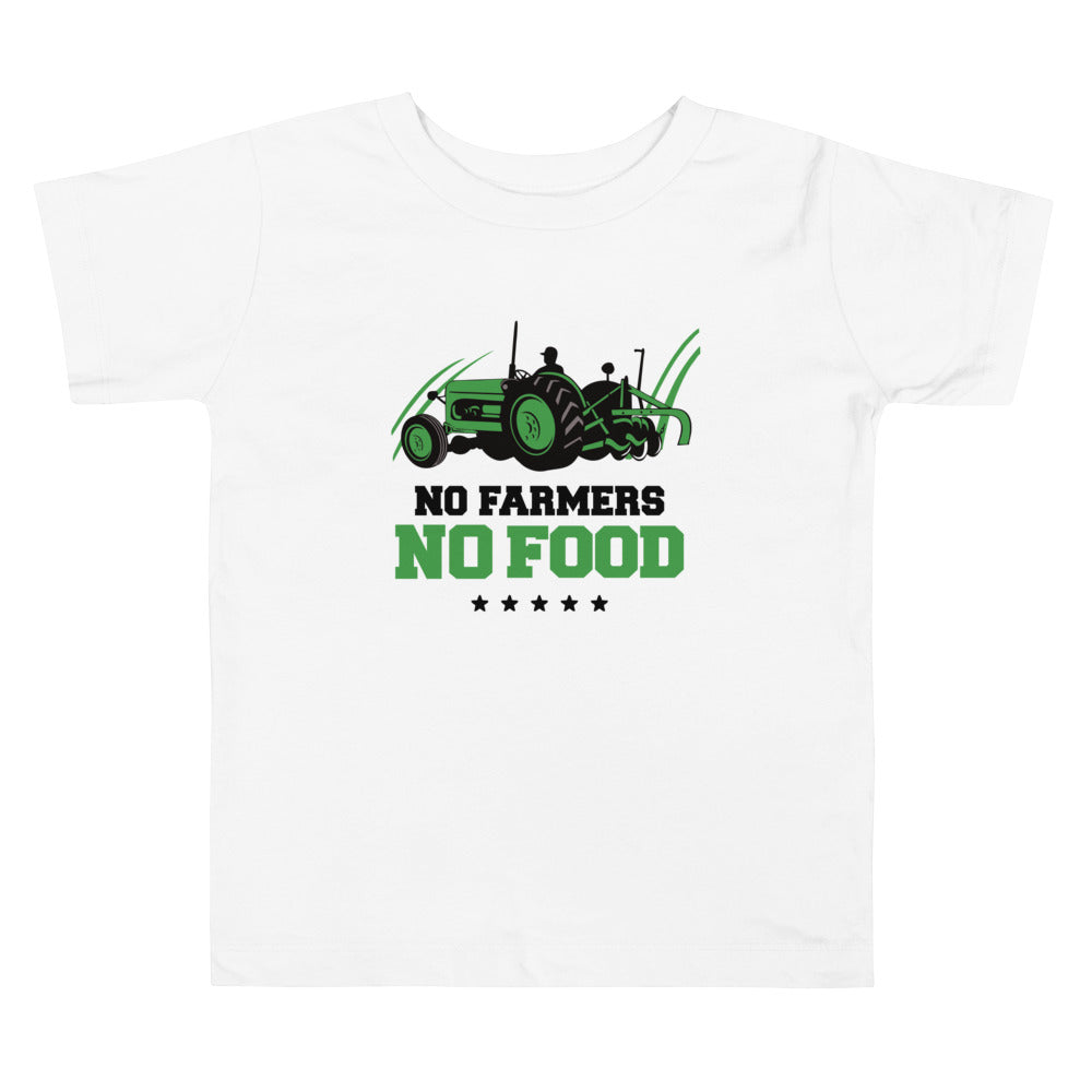 NO FARMERS NO FOOD - Toddler Short Sleeve Tee