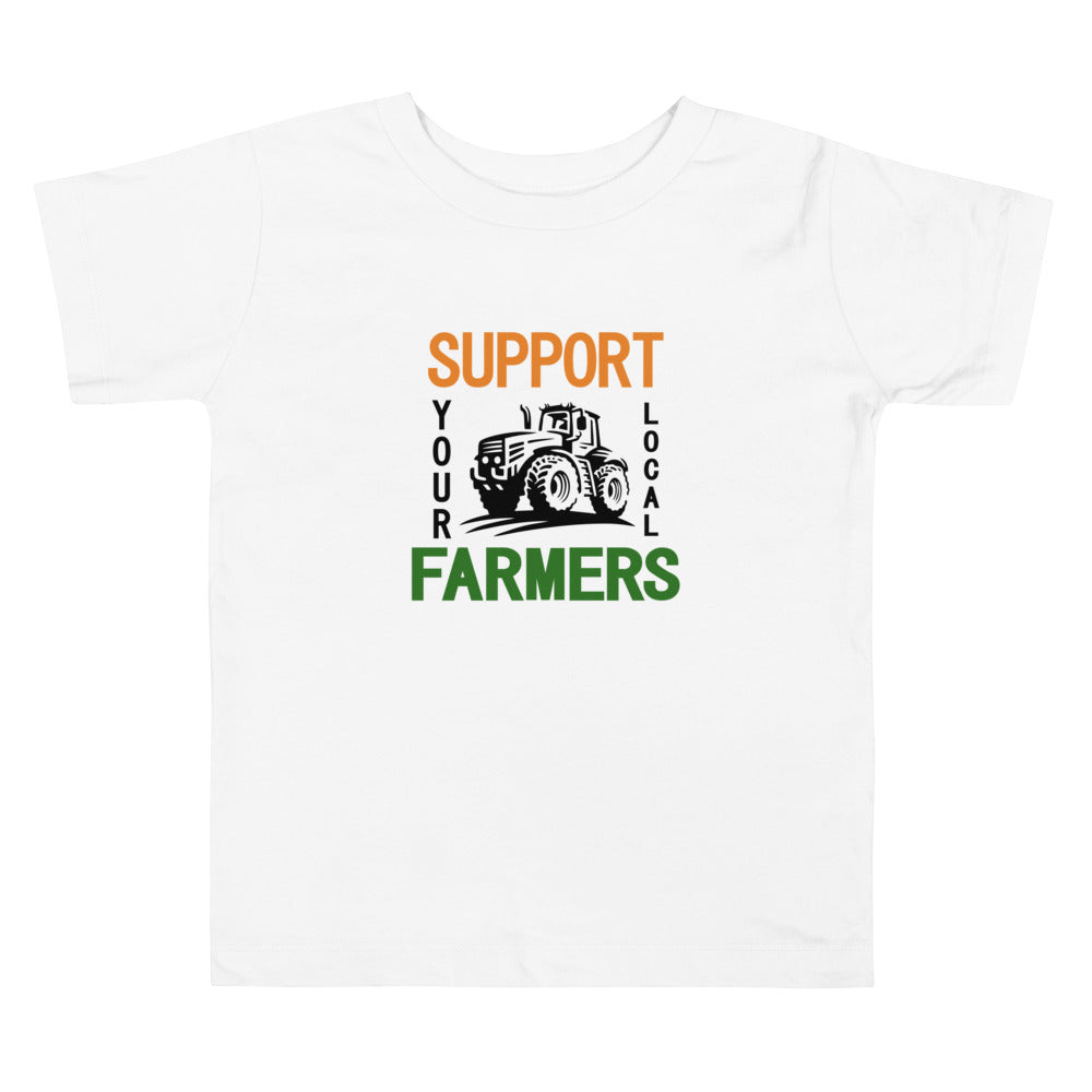 SUPPORT YOUR LOCAL FARMERS - Toddler Short Sleeve Tee