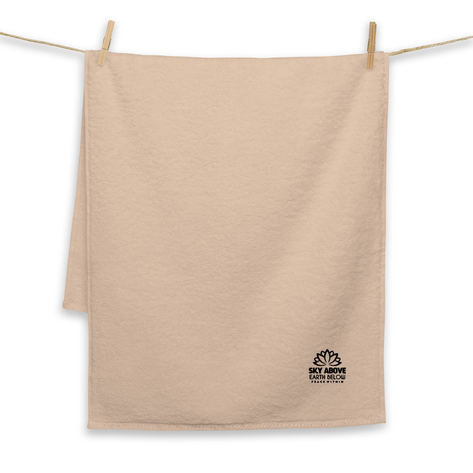 SKY ABOVE EARTH BELOW - Turkish cotton towel