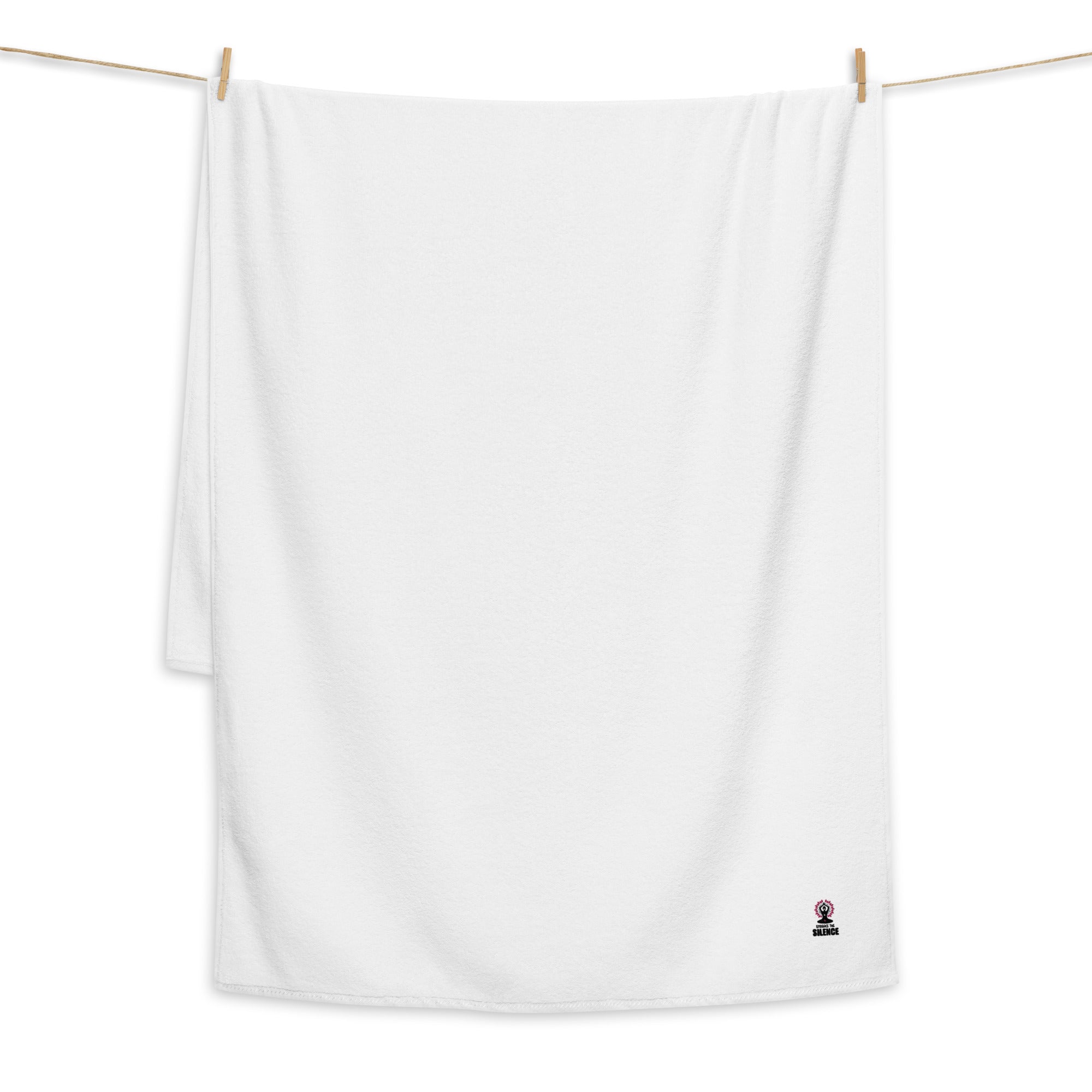 EMBRACE THE SILENCE - Turkish cotton towel