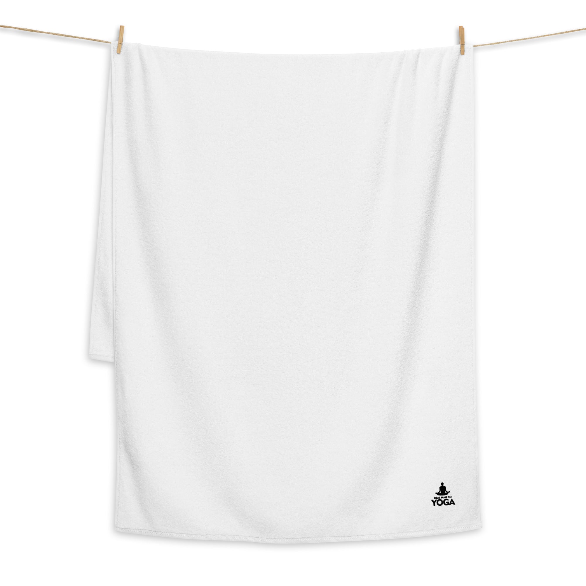 REAL MAN DO YOGA - Turkish cotton towel