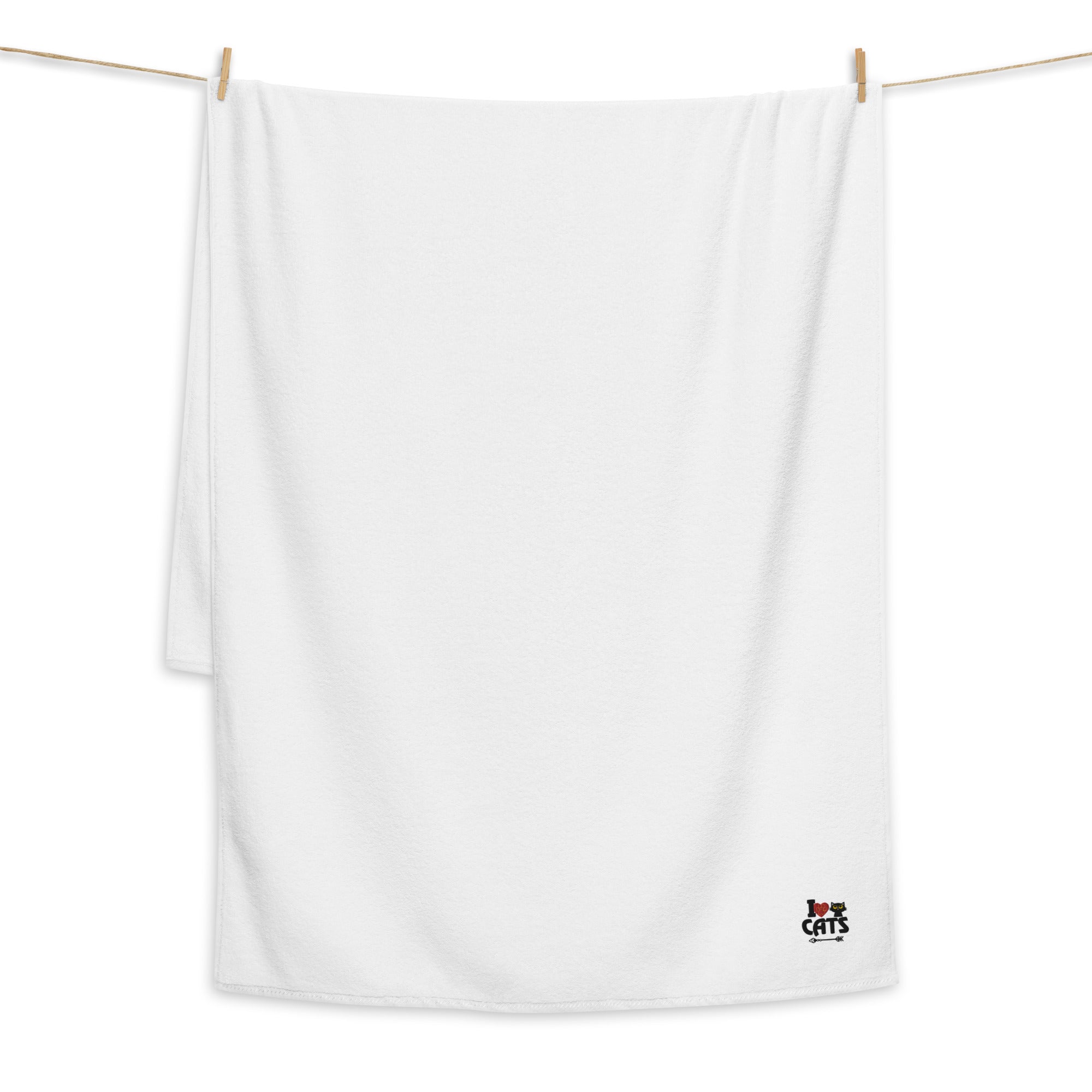 I LOVE CATS - Turkish cotton towel