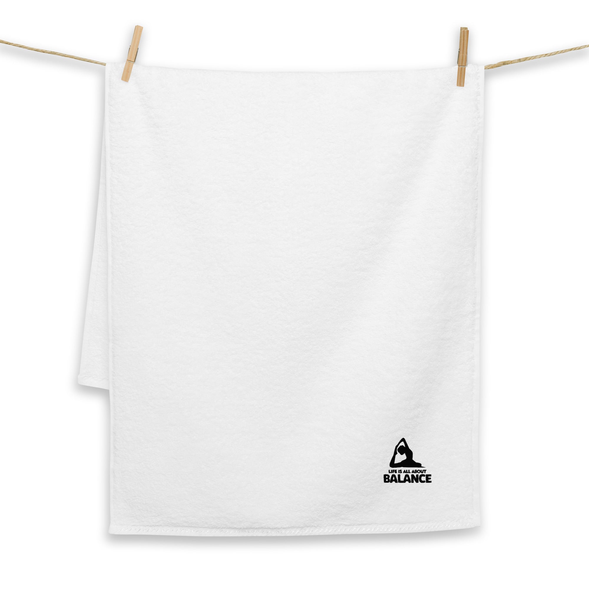 LIFE IS ALL ABOUT BALANCE - Turkish cotton towel