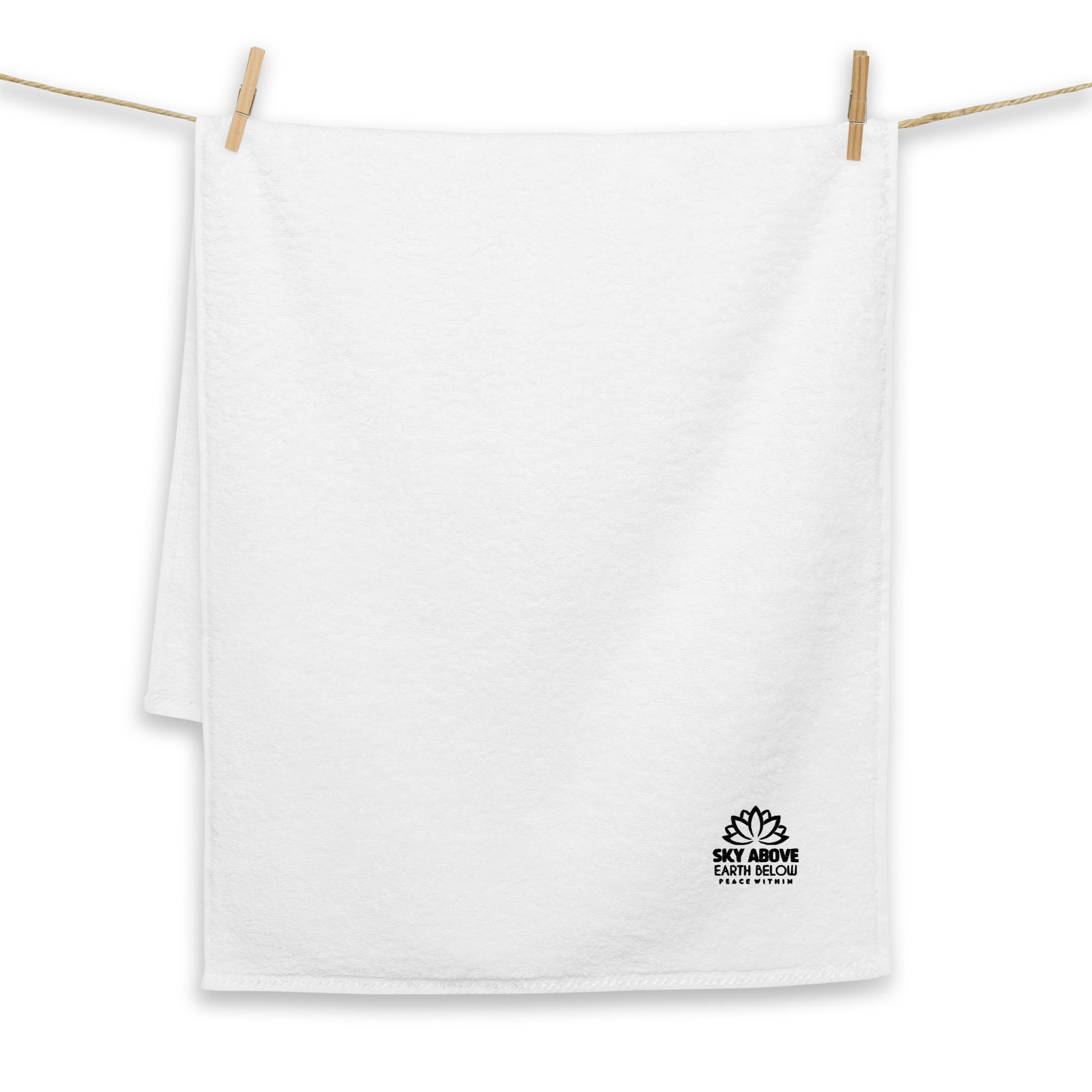 SKY ABOVE EARTH BELOW - Turkish cotton towel