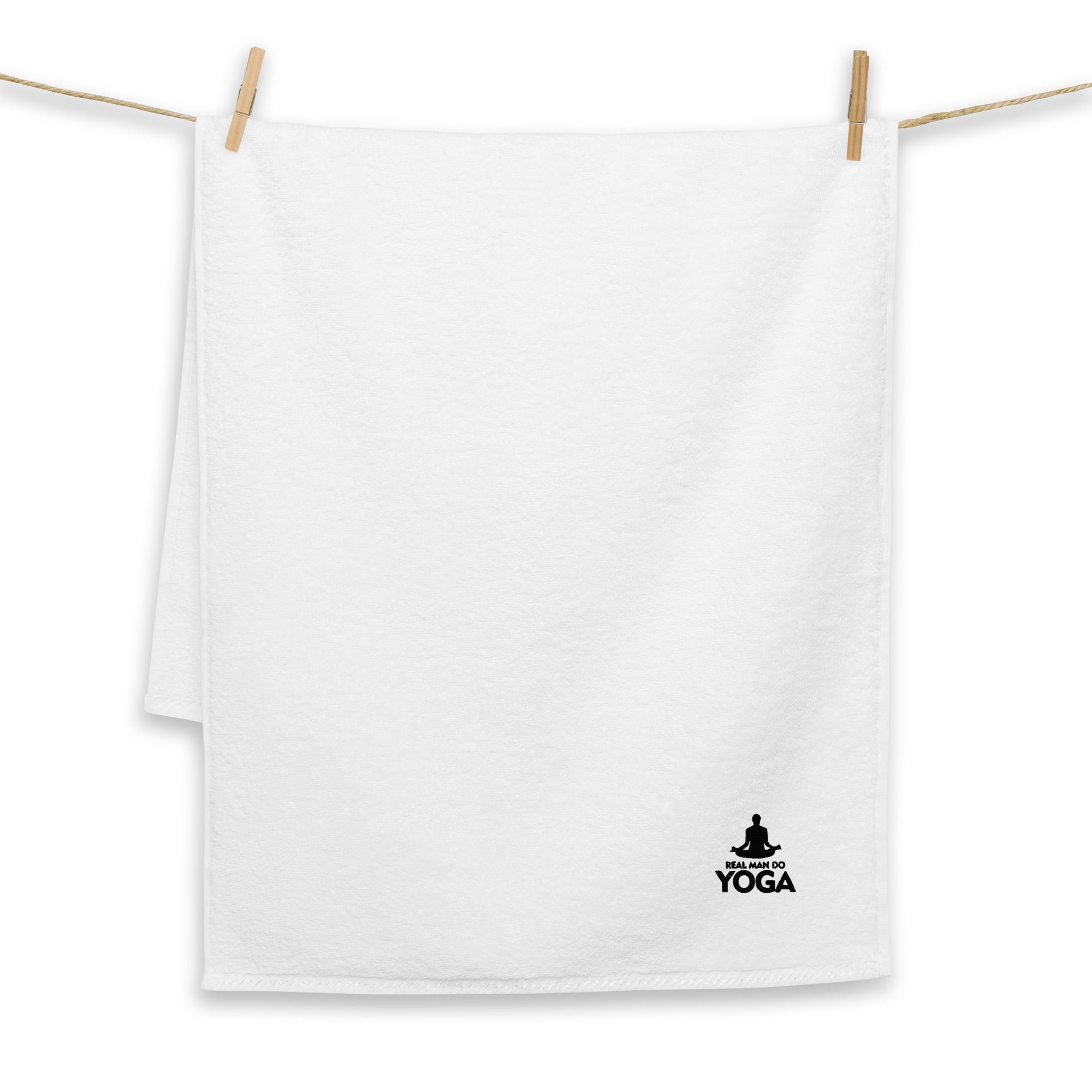 REAL MAN DO YOGA - Turkish cotton towel