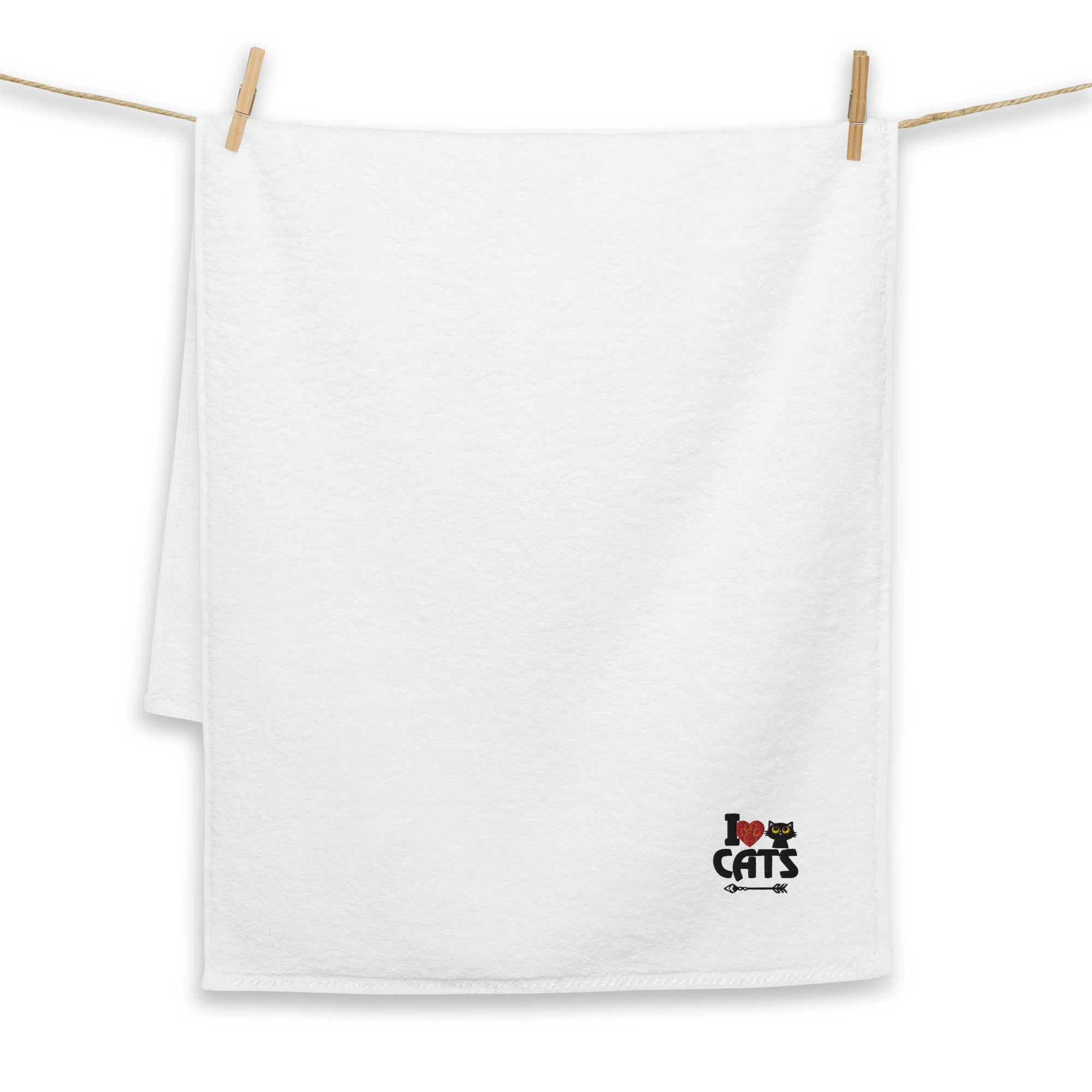 I LOVE CATS - Turkish cotton towel