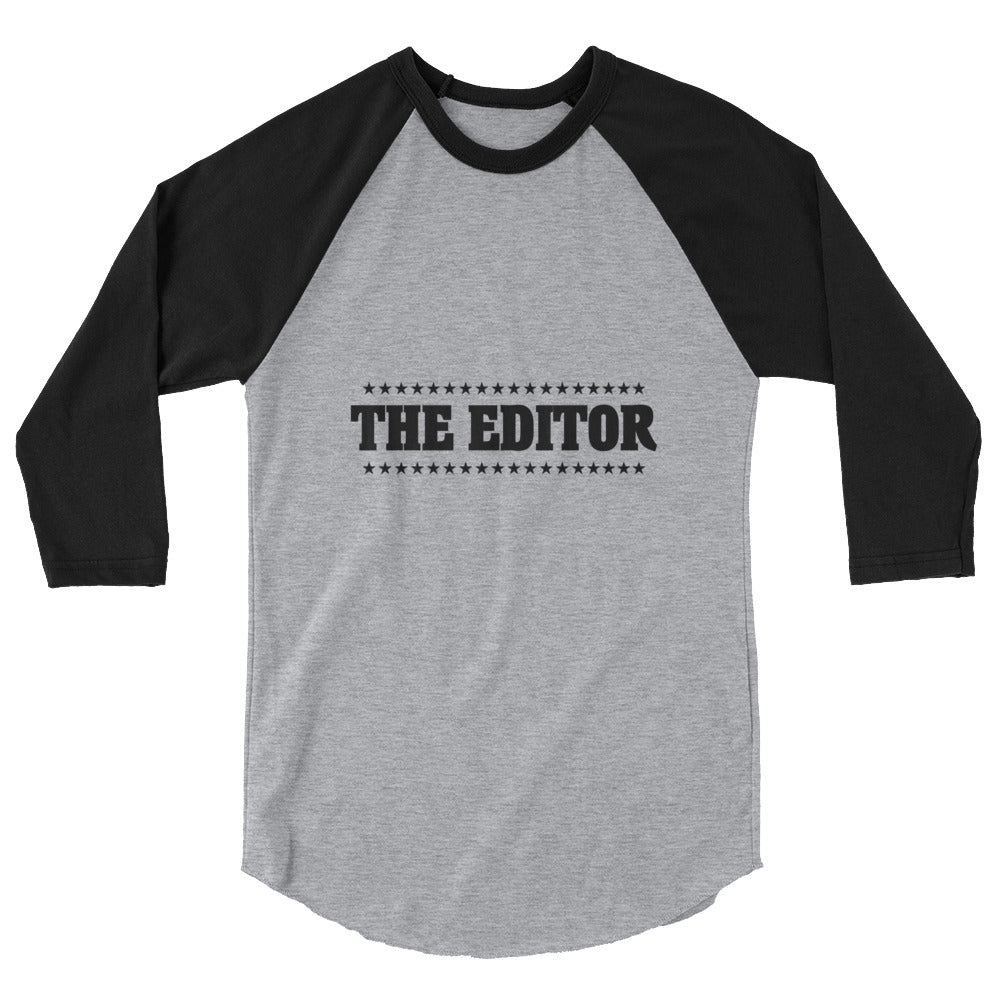 The Editor- 3/4 sleeve raglan shirt