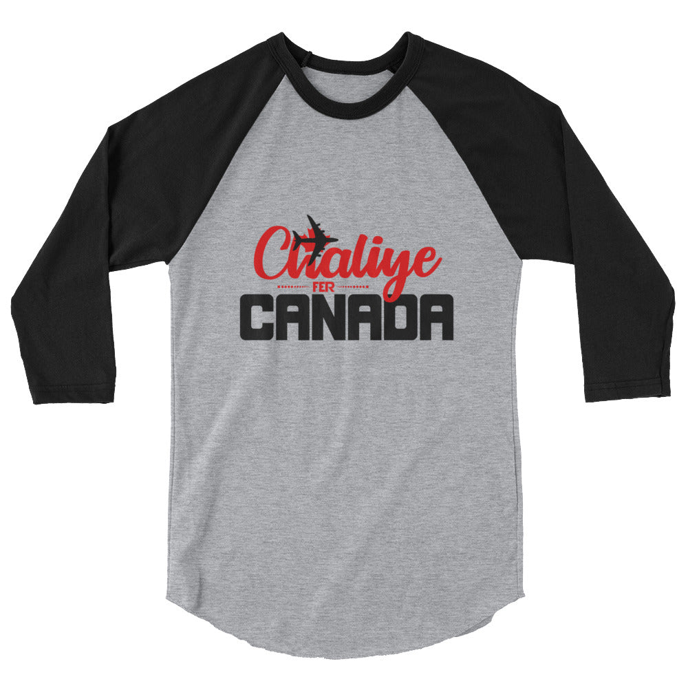 CHALIYE FER CANADA - 3/4 sleeve raglan shirt