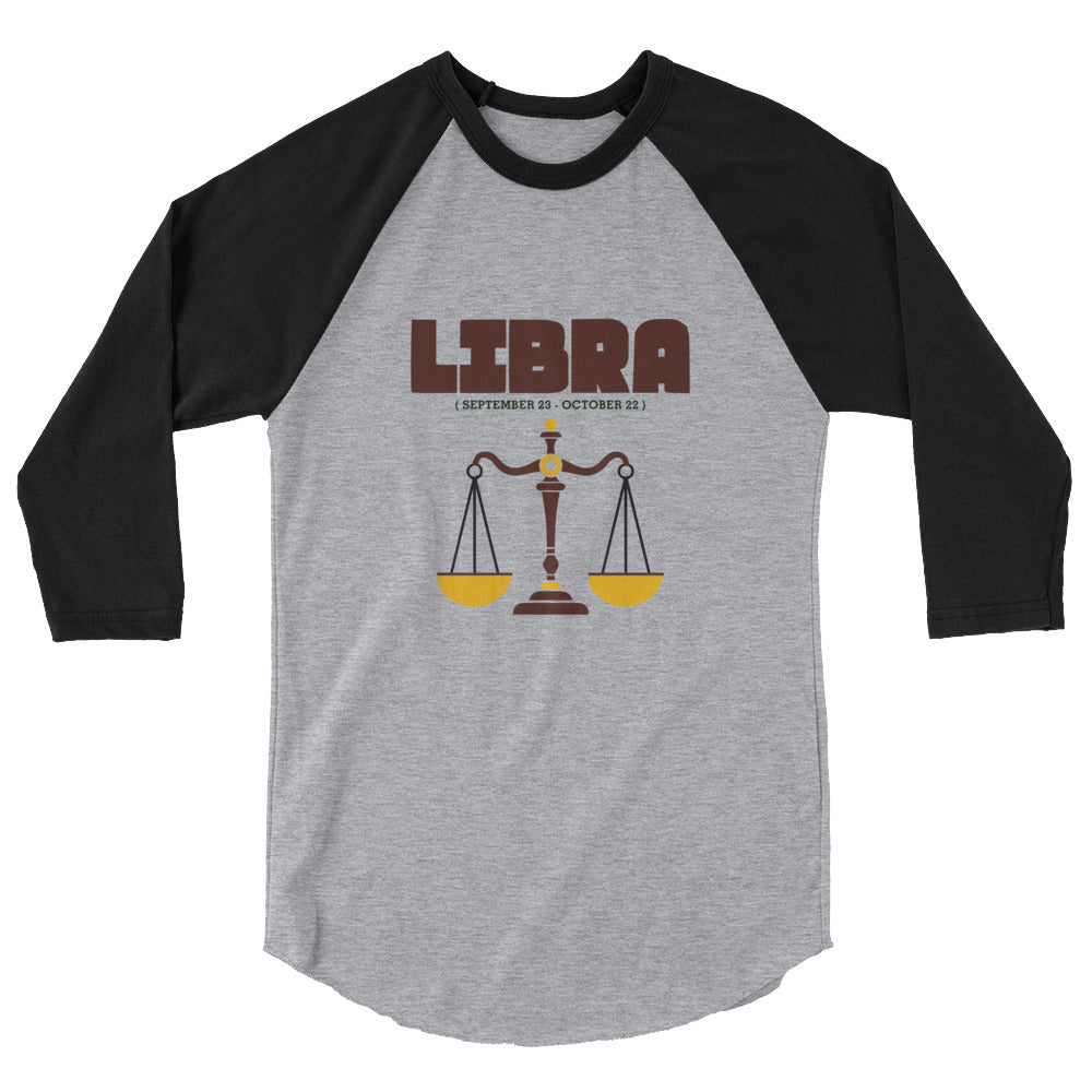 LIBRA - 3/4 sleeve raglan shirt