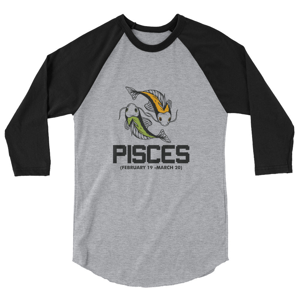 PISCES - 3/4 sleeve raglan shirt