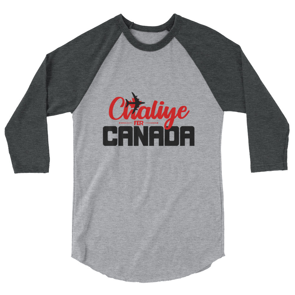 CHALIYE FER CANADA - 3/4 sleeve raglan shirt
