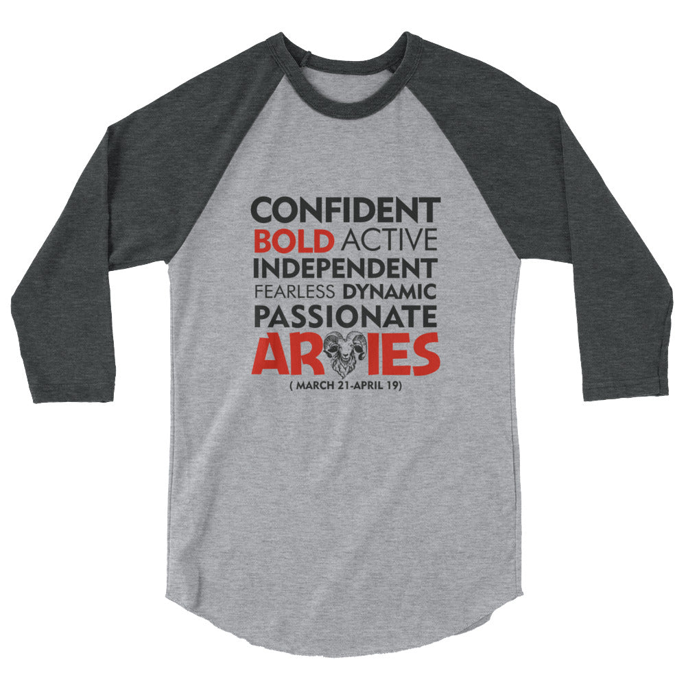 ARIES - 3/4 sleeve raglan shirt