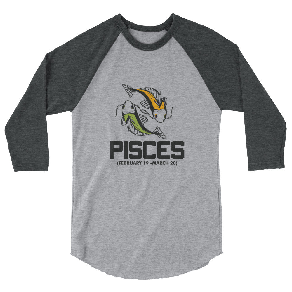 PISCES - 3/4 sleeve raglan shirt