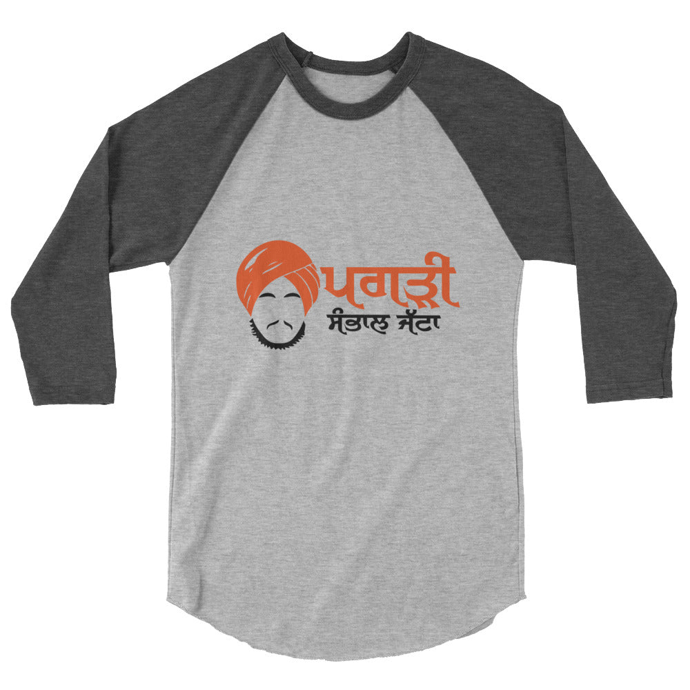 PAGRI SAMBHAL JATTA - 3/4 sleeve raglan shirt