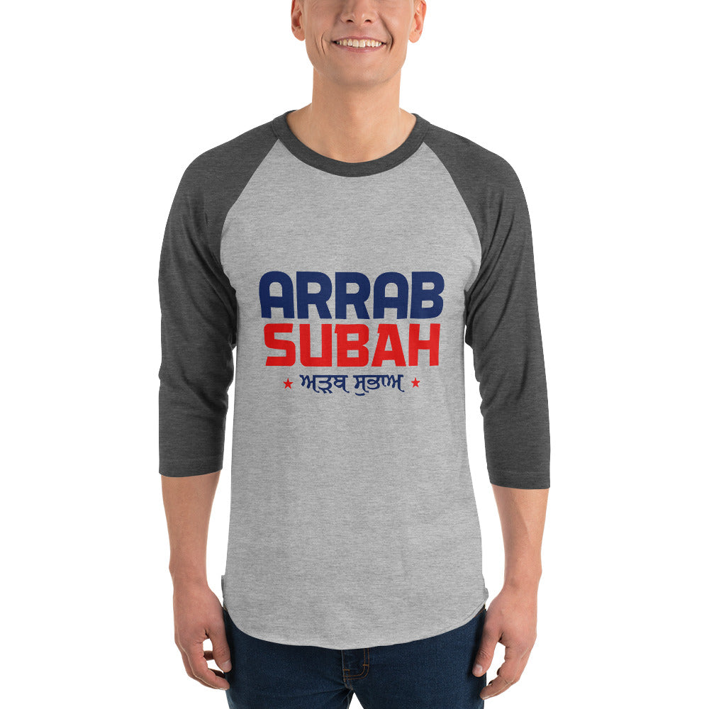 ARRAB SUBAH - 3/4 sleeve raglan shirt