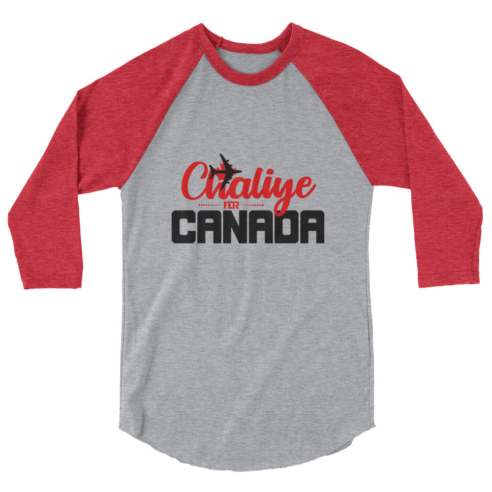 CHALIYE FER CANADA - 3/4 sleeve raglan shirt
