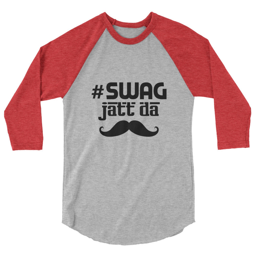 SWAG JATT DA - 3/4 sleeve raglan shirt