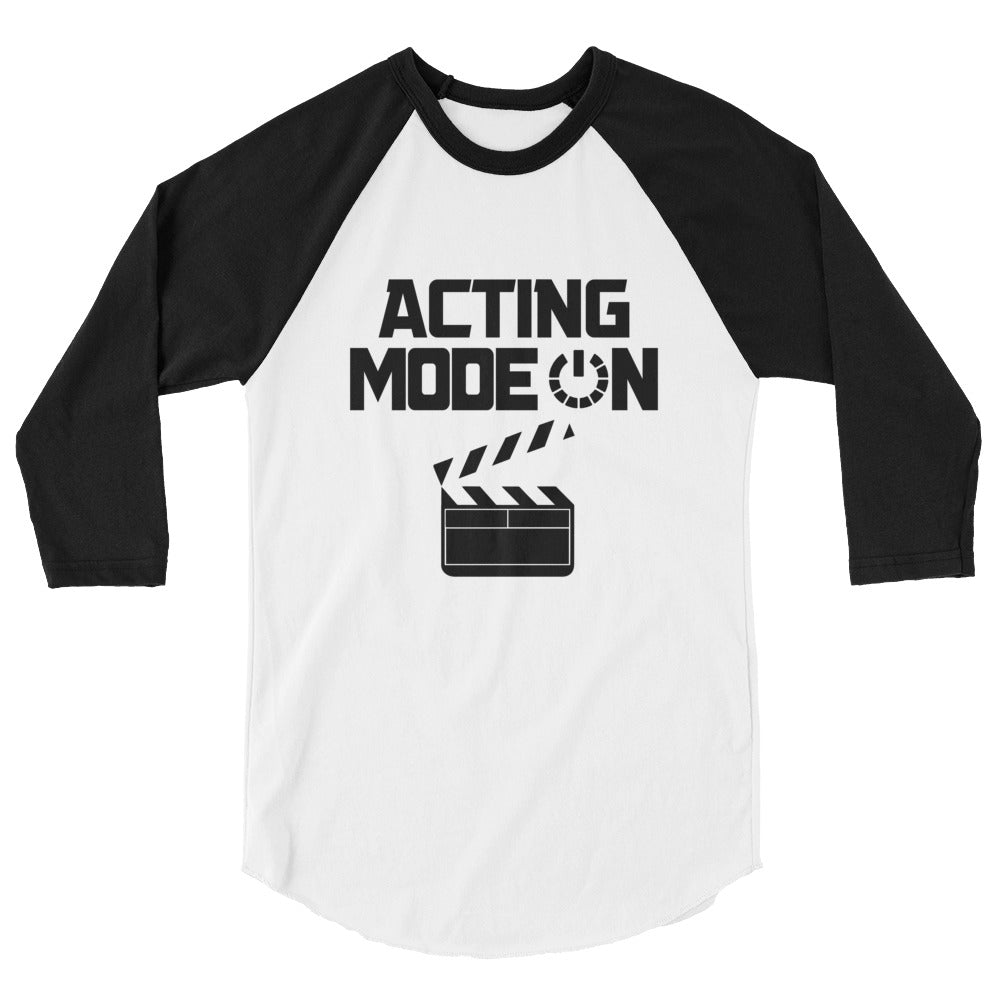 Acting mode - 3/4 sleeve raglan shirt