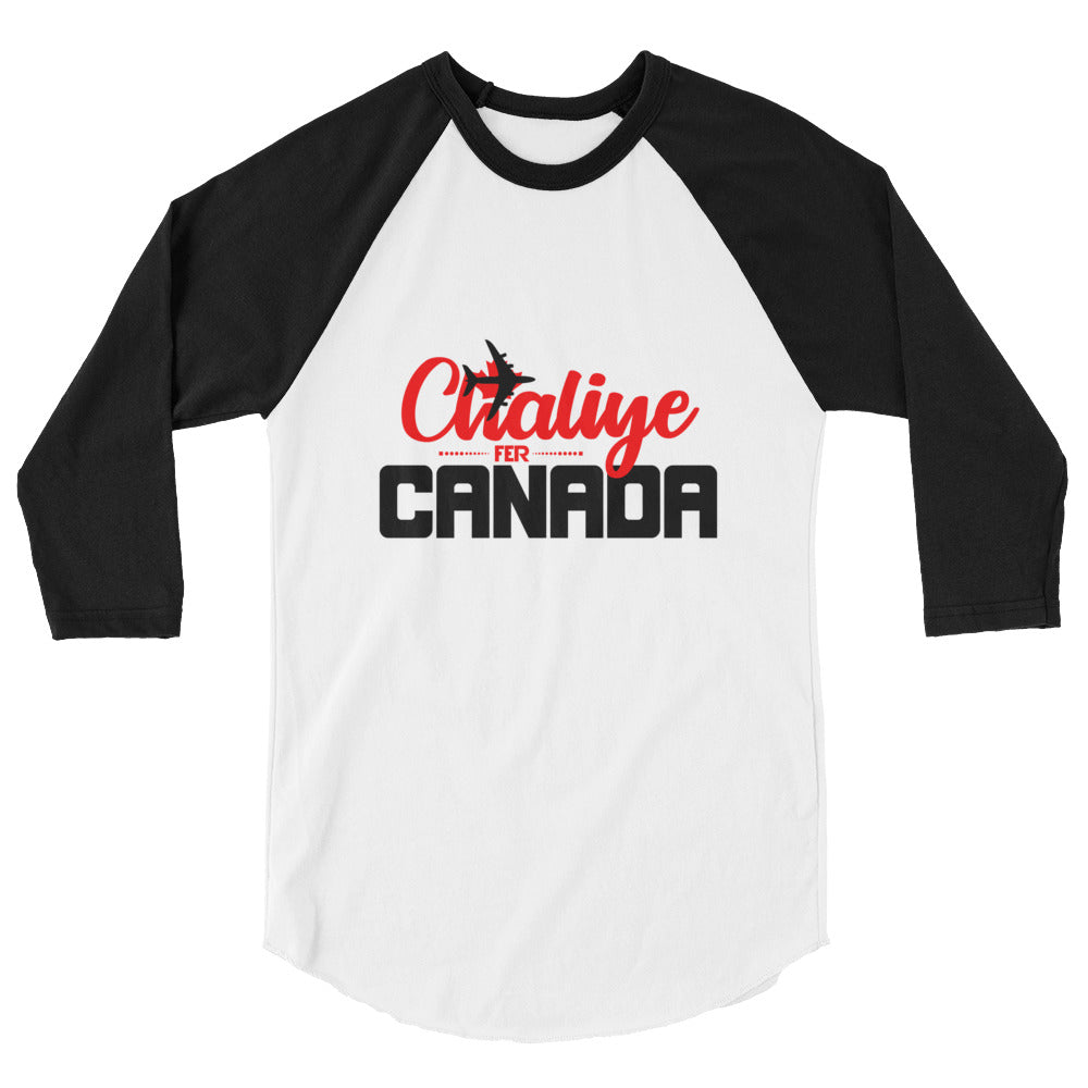 CHALIYE FER CANADA - 3/4 sleeve raglan shirt