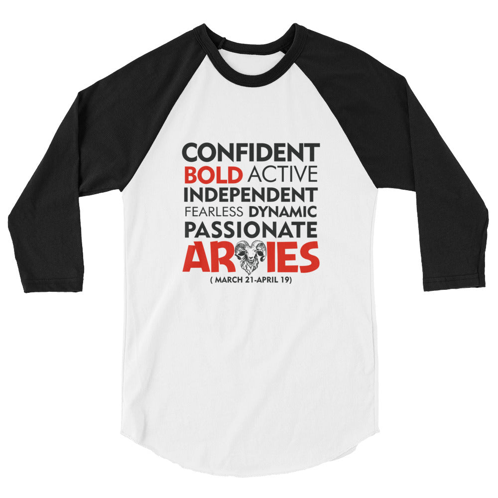 ARIES - 3/4 sleeve raglan shirt