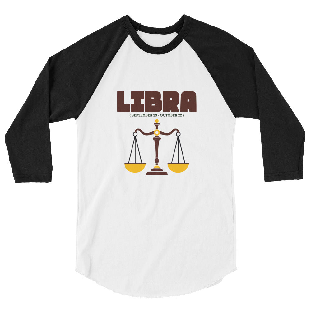 LIBRA - 3/4 sleeve raglan shirt